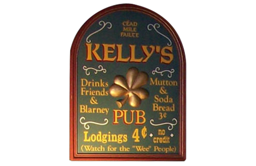 signs kellys irish pub large