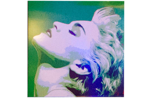 Lithograph, Material Girl, Green