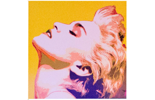Lithograph, Material Girl, Yellow