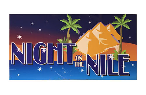 Night on the Nile Sign