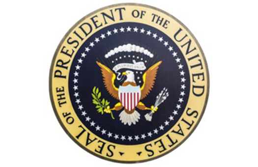 signs seal of the president of the united states large