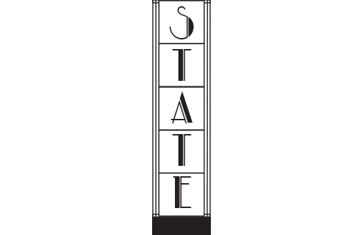 signs state theater art deco event decor rentals Large