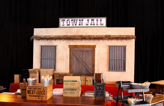 stage sets hard sets and drape kits western town jail set large