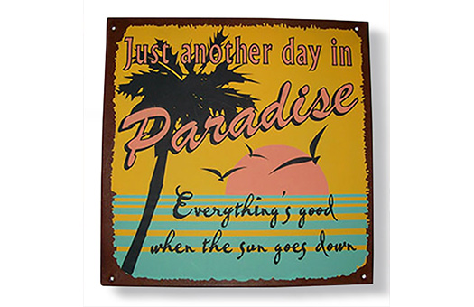 statues and props signs and letters sign beach paradise just another day in paradise large