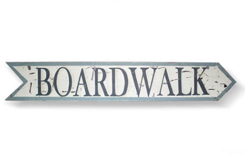 Various Beach Arrow Signs