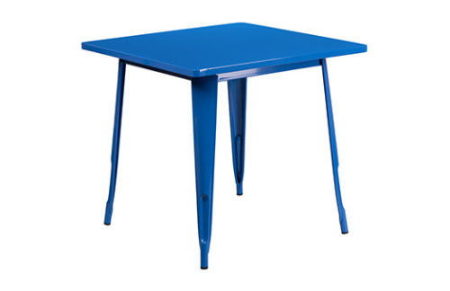 Metro Table, Blue