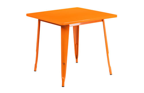 Metro Table, Orange