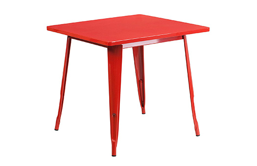 tables metro red indoor outdoor large