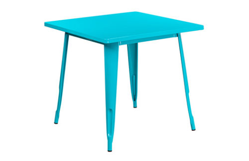 Metro Table, Teal