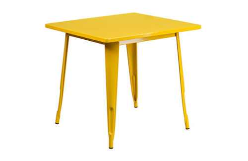 Metro Table, Yellow