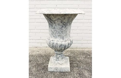 Giant Garden Urn, Medium Black/White