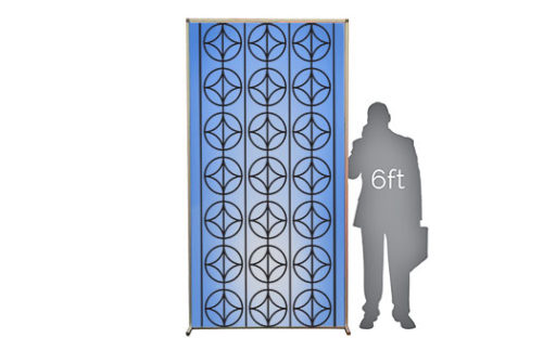 Mid Century Modern Pattern Lit Wall