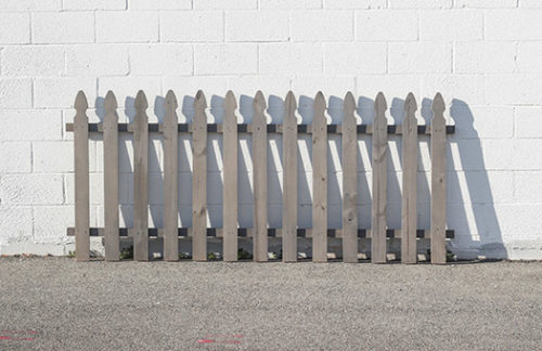 Weathered Picket Fence 8ft