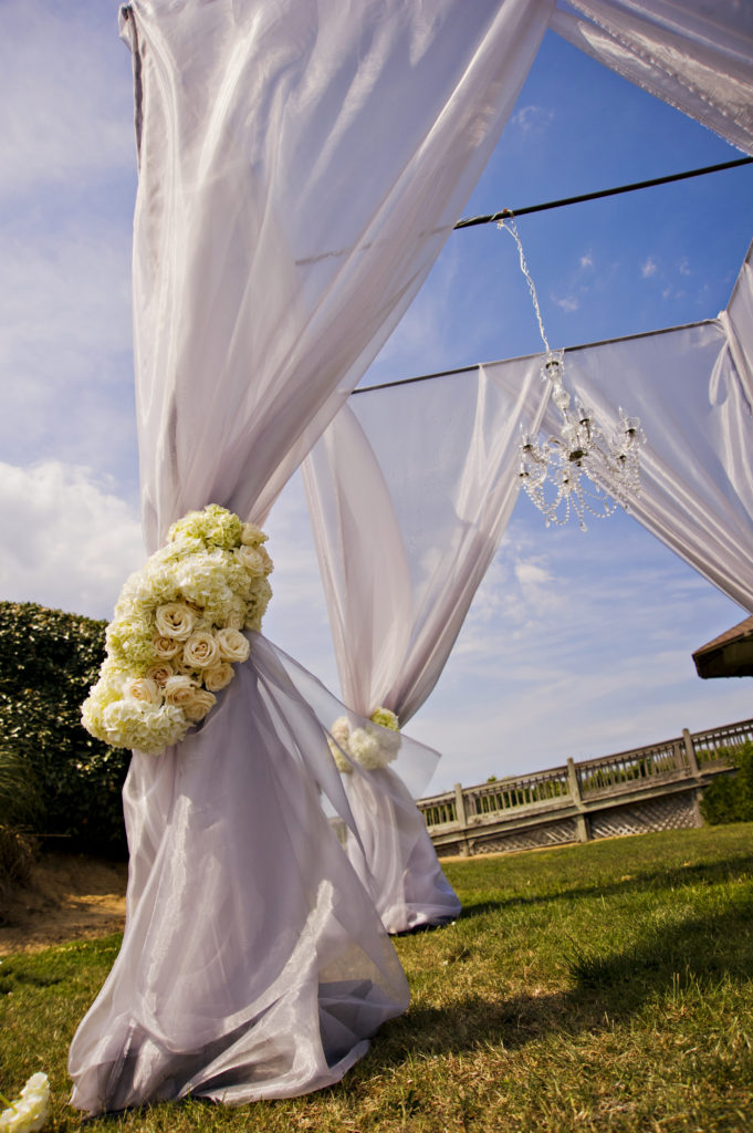 wedding drape that can be used for a minimony microwedding and more