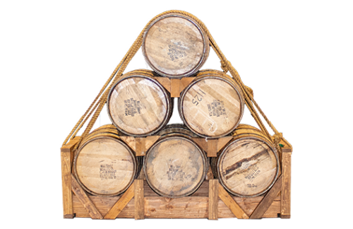 Barrel Rack Wall of 6 Barrels