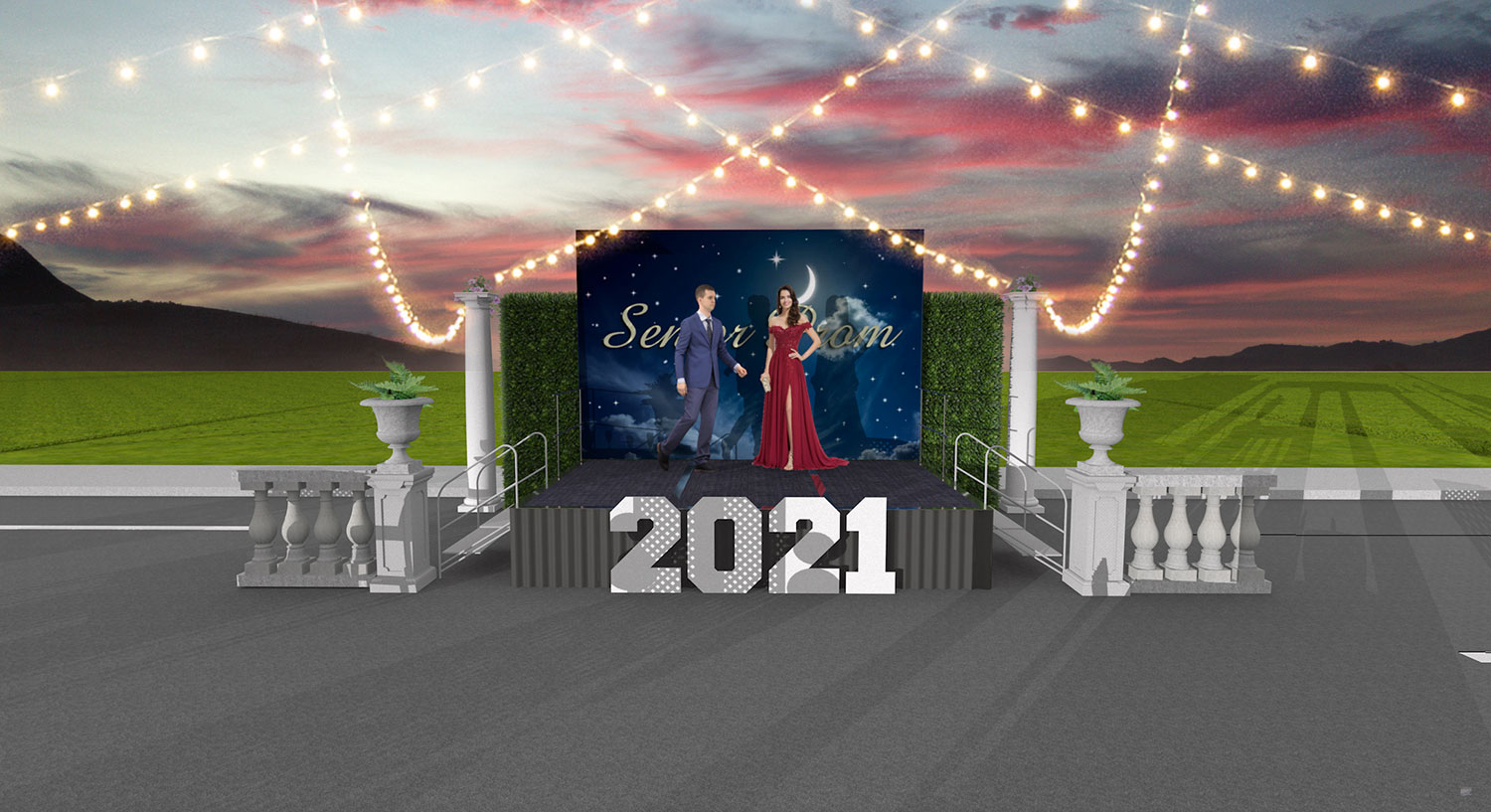 Parking Lot Prom 2021 design