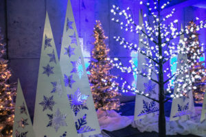 Drive Thru holiday decor and Winter Wonderland