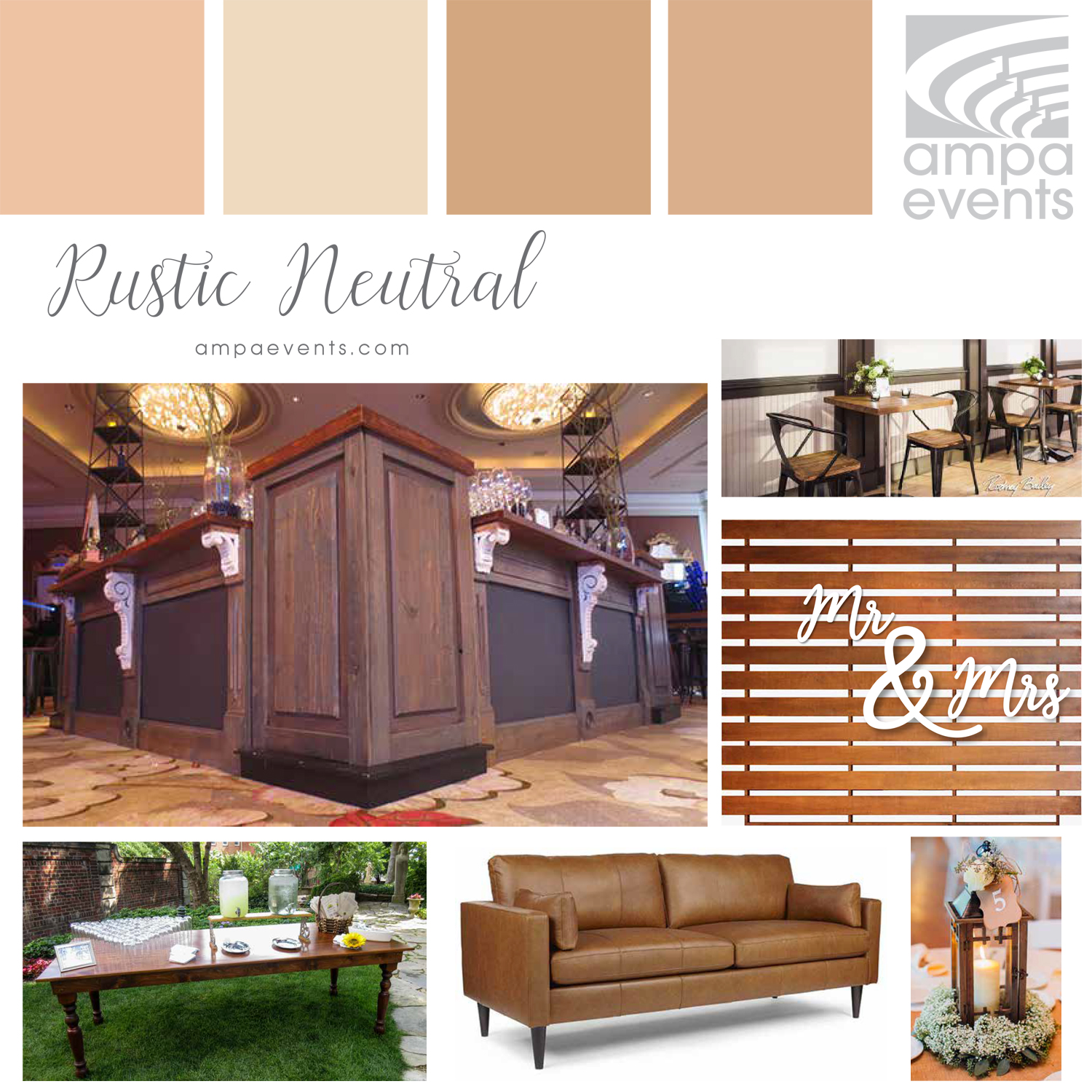 Rustic Meets Sophisticated | Ampa Events