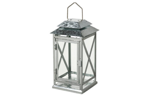 Galvanized Metal Lantern