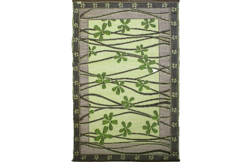 Tall Grass Mat, Pine / Gold