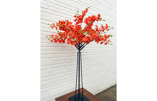 silks orange orchid stand 45in IMG 3204 large