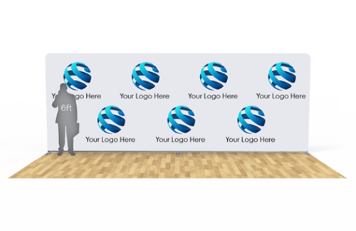 Custom Tension Wall Step and Repeat 20ft