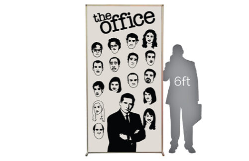 Lit Silhouette Wall, The Office TV