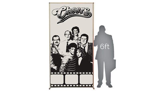 Lit Silhouette Wall, Cheers TV