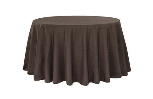120" Round, Chocolate