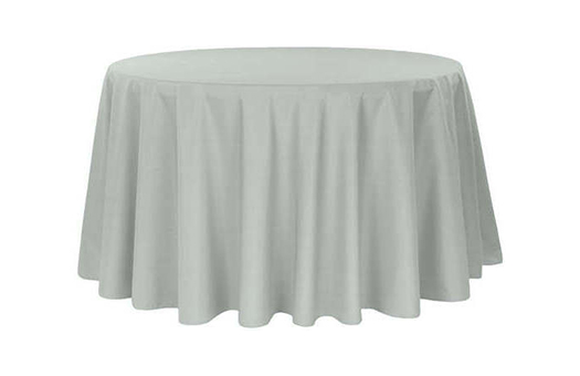 linens 120in Round Silver large
