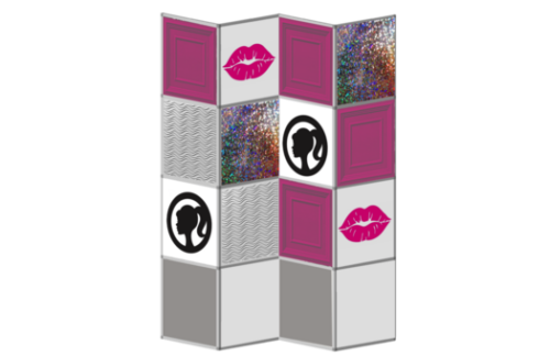 B Doll Zig Zag Wall Set
