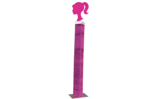 B Doll Pink Truss Column