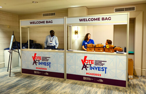 Trades and Expo rentals; Registration Desk