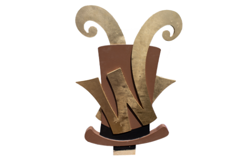 Wonka Hat & W Finial