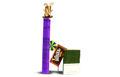 Wonka Hat Stage Set