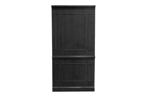 Living Room Wall, Black Mahogany 4×8′
