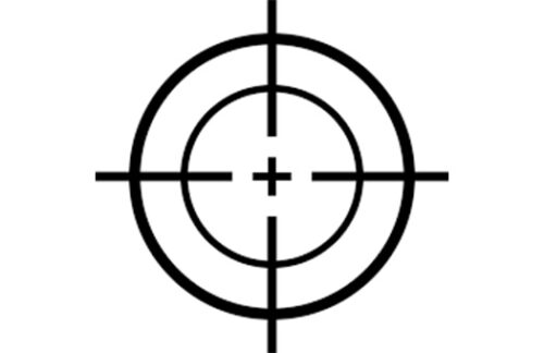 Cross Hairs, Target Sign