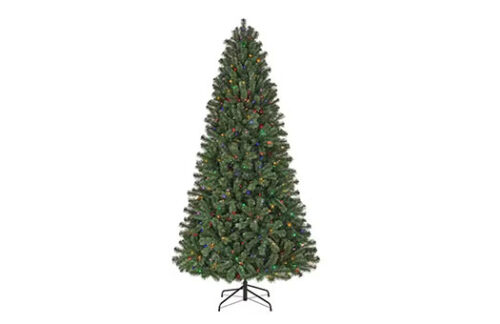 7' Pre-Lit Christmas Tree Colored