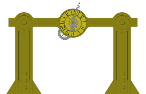 Steampunk Clock Arch