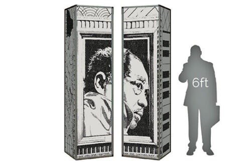 Duke Ellington Lit Column