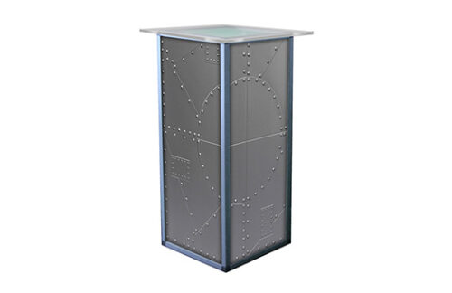 Lit Cocktail High w/ Metal Panels