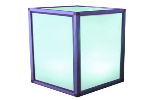 Lit Aluminum Pedestal 24x24x30