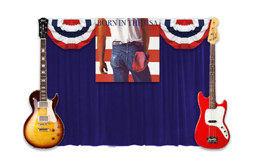 Born in the USA Photo Op with Guitars