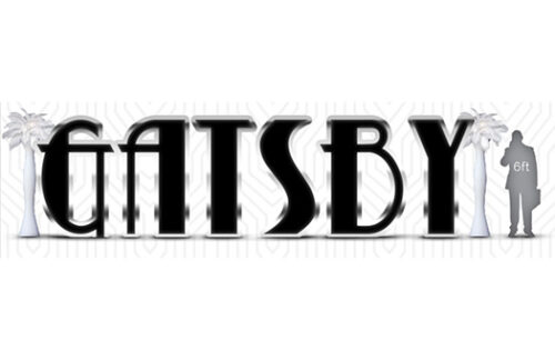 Gatsby Photo Op w/ Feather Urns