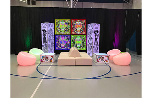 Day of the Dead Cube Sofa Seating Group