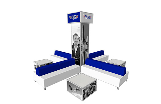 Pod Seating Group, Top Gun 1 Pod Seating Group, Top Gun
