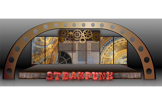 Steampunk Stage Set