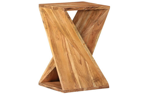 Sheesham Wood Twist End Table