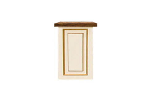 Versailles Gold & Winter White Pedestal