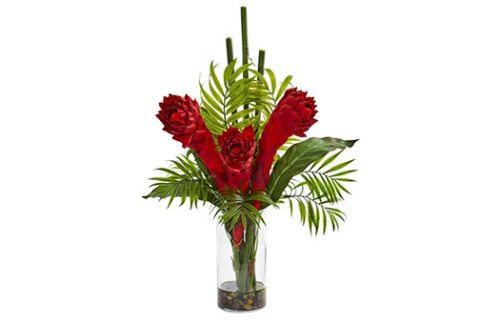 Ginger Torch Silk, Red